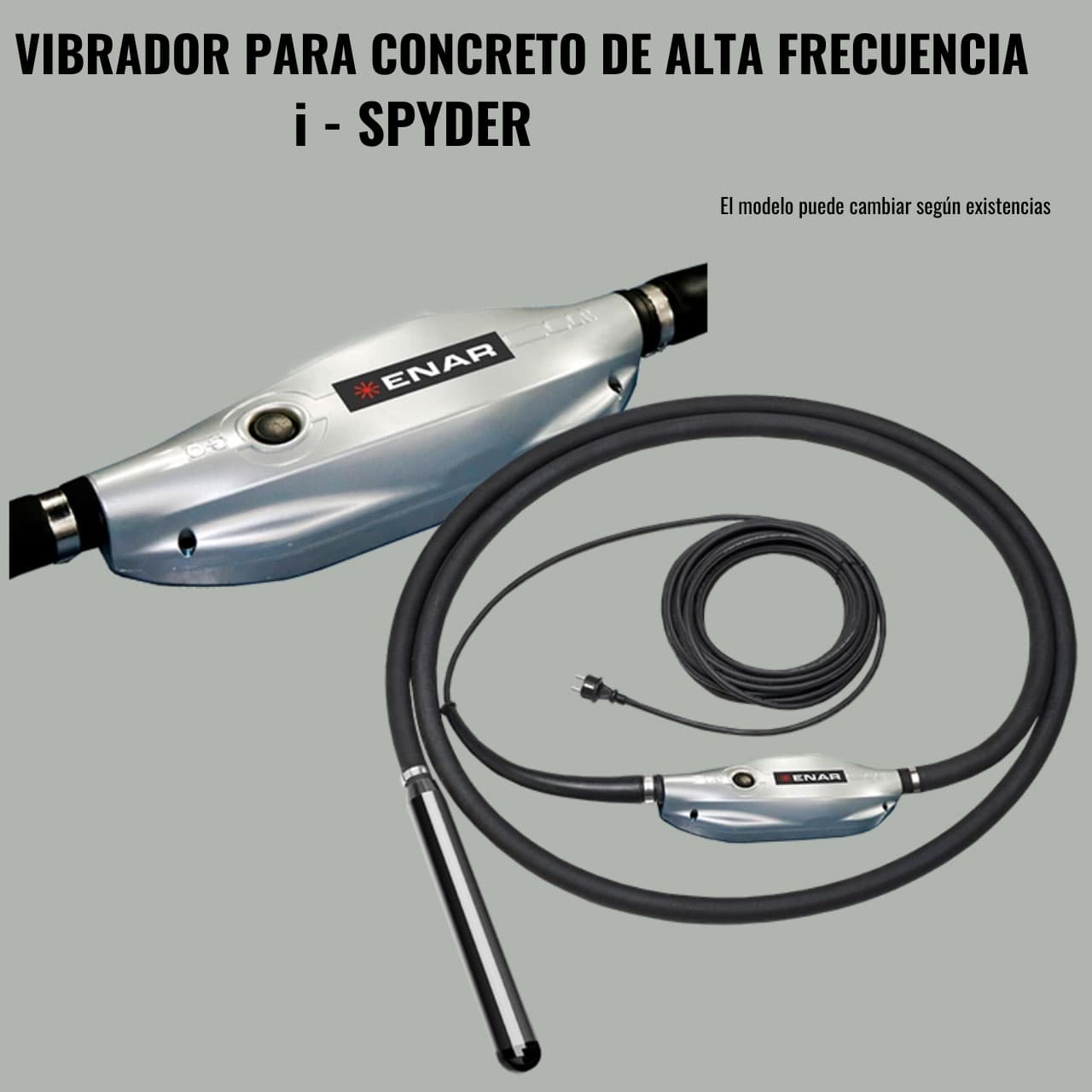 VIBRADOR PARA CONCRETO DE ALTA FRECUENCIA I-SPYDER DFAC