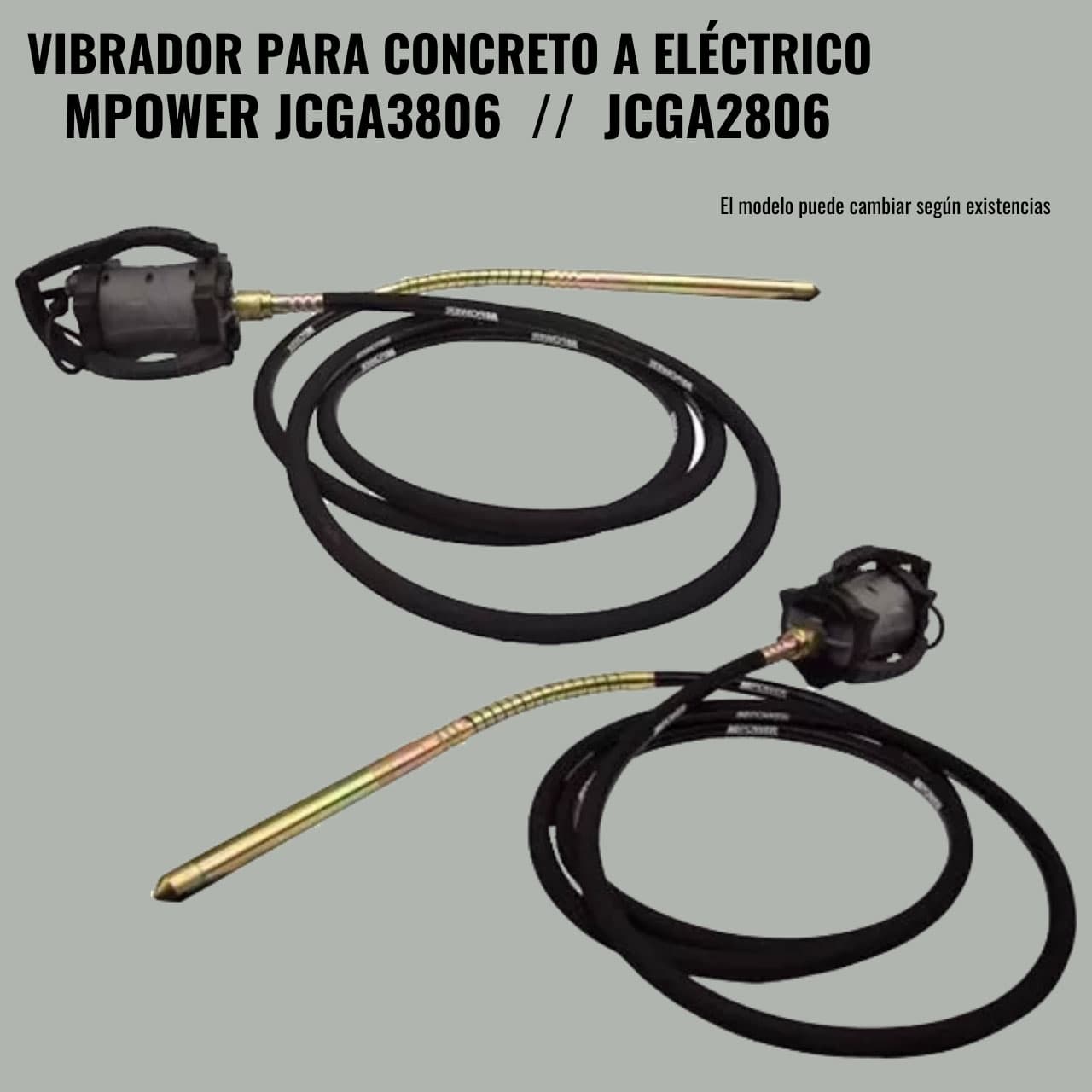 VIBRADOR PARA CONCRETO ELÉCTRICO MPOWER DFAC