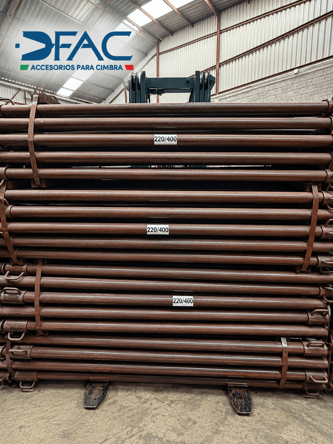 PUNTAL METALICO EXTENSIBLE CERTIFICACIÓN EUROPEA